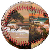 「沿岸ホップ：油の海岸のカンガルー」 ソフトボール (正面左)