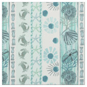 沿岸ボヘミア海ヒトデ、貝殻、カニ ファブリック (見本)