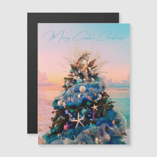 沿岸メリーのクリスマス熱帯磁気カード (正面/裏面)