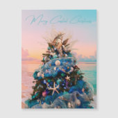 沿岸メリーのクリスマス熱帯磁気カード (正面)