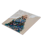 沿岸メリークリスマストロピカルビーチホリデーツリー タイル (側面)