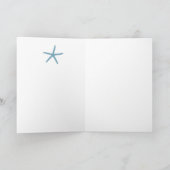 沿岸メリークリスマス海ビーチカード シーズンカード (内部)