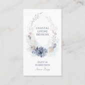 沿岸モダンインテリア設計者 名刺 (正面)