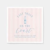 沿岸モダンバチェロレッテ紙ナプキンス スタンダードカクテルナプキン (正面)