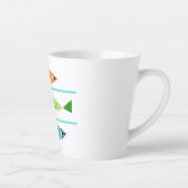 沿岸モダンビーチ魚 カフェラテマグ (右)