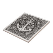 沿岸ライフシリーズ アンカー B&W D1208 タイル (側面)