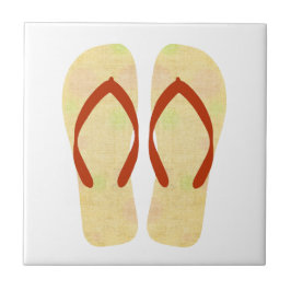 沿岸リビングイエロービーチサンダル タイル