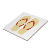 沿岸リビングイエロービーチサンダル タイル (側面)