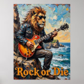 沿岸ロッカー:エッジ上のライオン ポスター (正面)