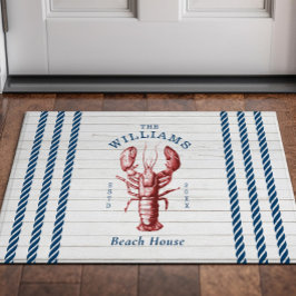 沿岸ロブスターシーサイドビーチハウス ドアマット
