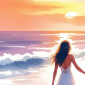 沿岸ロマンスシャワーカーテン シャワーカーテン