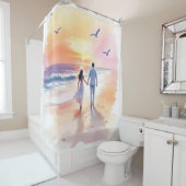 沿岸ロマンスシャワーカーテン シャワーカーテン (インサイチュ)