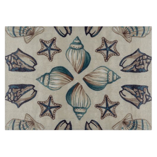 沿岸万華鏡のように千変万化するパターンI カッティングボード (正面)