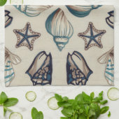 沿岸万華鏡のように千変万化するパターンI キッチンタオル (折り畳み)