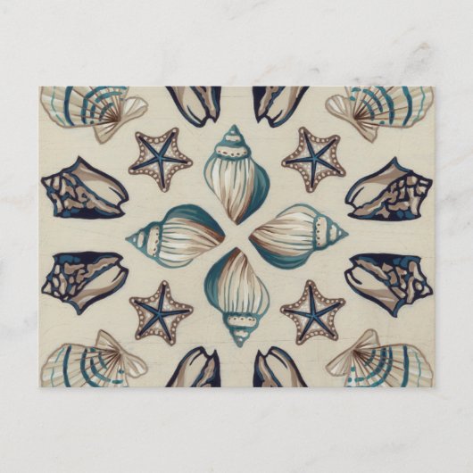 沿岸万華鏡のように千変万化するパターンI ポストカード (正面)