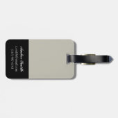 沿岸万華鏡のように千変万化するパターンI ラゲッジタグ (裏面横)