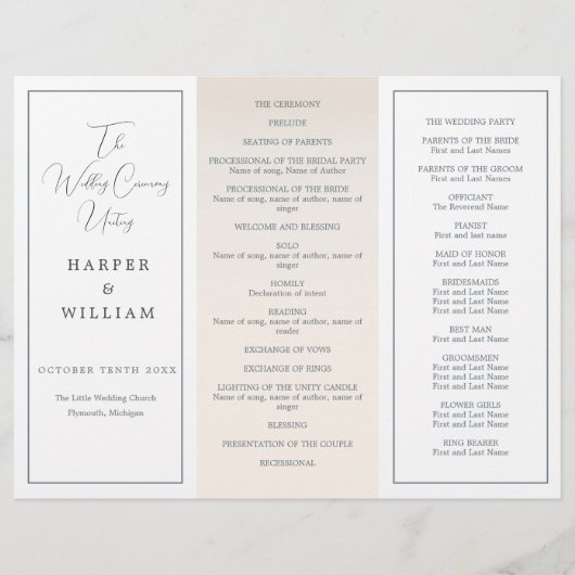 沿岸三重ウェディングプログラム (正面)