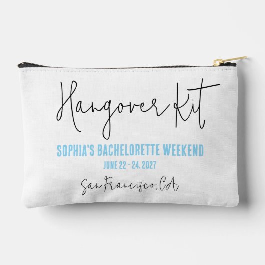 沿岸二日酔いキットのパーティーの最後のトースト アクセサリーポーチ (裏面)