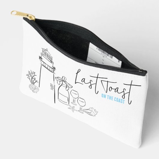 沿岸二日酔いキットのパーティーの最後のトースト アクセサリーポーチ (見開き)