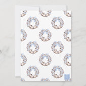 沿岸名門私立校風のオイスターボウリースクリスマスパーティー 招待状 (裏面)