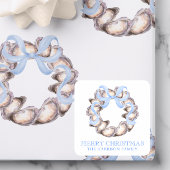 沿岸名門私立校風のオイスターボウリースクリスマス スクエアシール