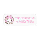 沿岸名門私立校風のオイスターボウリースクリスマス ラベル (正面)