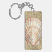 沿岸地図コラージュ キーホルダー (正面左)