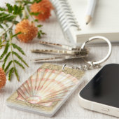 沿岸地図コラージュ キーホルダー (正面右)