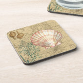 沿岸地図コラージュ コースター (左側)