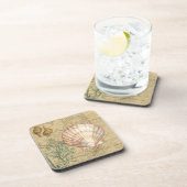 沿岸地図コラージュ コースター (右側)