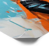 沿岸女性のカーボーイエステティックルームデコールポスター ポスター (角)