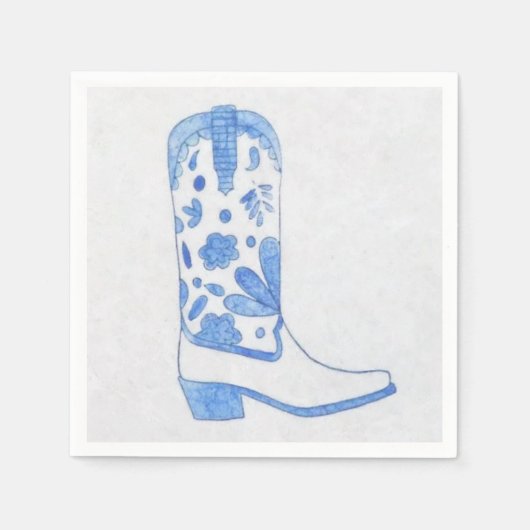 沿岸女性のカーボーイカクテルナプキン スタンダードカクテルナプキン (正面)