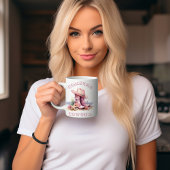 沿岸女性のカーボーイコーヒーマグ マグカップ