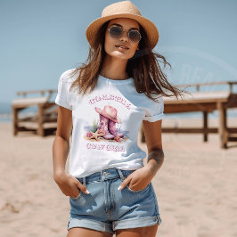 沿岸女性のカーボーイショートスリーブTシャツ Tシャツ