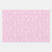 沿岸女性のカーボーイセット3西誕生日ギフト ラッピングペーパーシート (正面2)