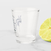 沿岸女性のカーボーイバチェロレッテの恩恵 ショットグラス (右)