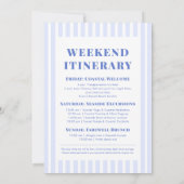 沿岸女性のカーボーイバチェロレッテ週末の日程 招待状 (裏面)