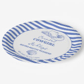 沿岸女性のカーボーイバチェロレッテ週末印刷 ペーパープレート (アングル)