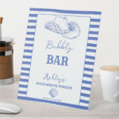 沿岸女性のカーボーイバチェロレッテ週末印刷 台座サイン (インサイチュ)