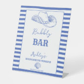 沿岸女性のカーボーイバチェロレッテ週末印刷 台座サイン (正面)