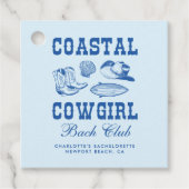 沿岸女性のカーボーイバチェロレッテ週末 フェイバータグ (正面)