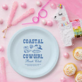 沿岸女性のカーボーイバチェロレッテ週末 ペーパープレート (パーティー)