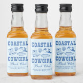 沿岸女性のカーボーイバチェロレッテ週末 リキュールボトルラベル (ボトル)