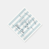 沿岸女性のカーボーイバチェロレッテ スタンダードカクテルナプキン (角)