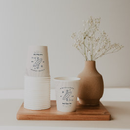 沿岸女性のカーボーイバチェロレッテ 紙コップ