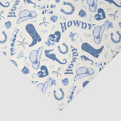 沿岸女性のカーボーイバッハおもしろいパターン 薄葉紙 (詳細)