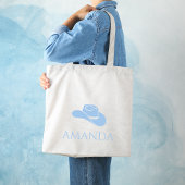 沿岸女性のカーボーイビーチクラブバチェロレッテ トートバッグ