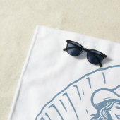 沿岸女性のカーボーイビーチバチェロレッテ週末 ビーチタオル (インサイチュ)