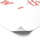 沿岸女性のカーボーイピンク猫の美学 ポスター (コーナー)