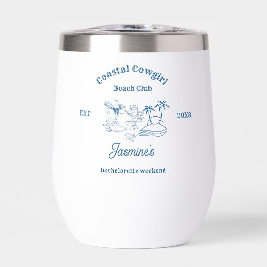 沿岸女性のカーボーイブルー海バチェロレッテ週末 (正面)